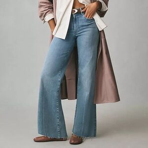 FRAME Le Palazzo High-Rise Wide-Leg Jeans Sz: 25